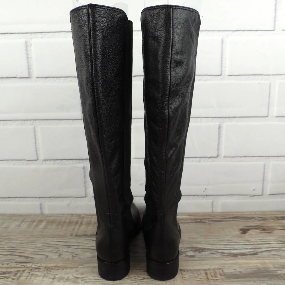 Cole Haan Jodhpur black leather riding boots 4.5